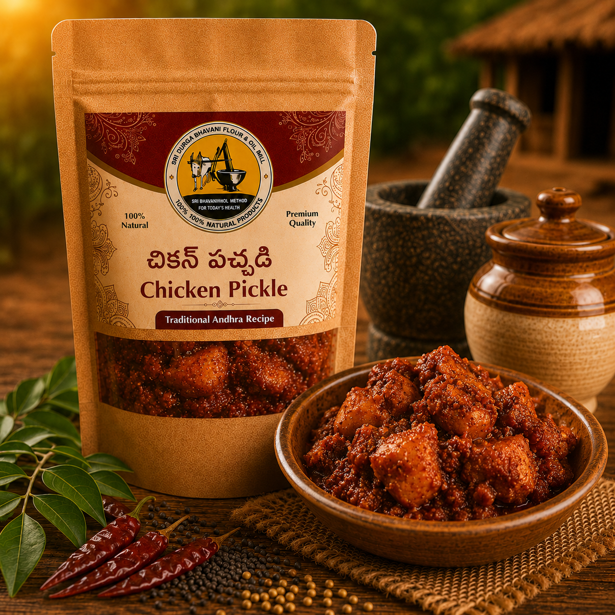 Chicken Pickel Bone (చికెన్ పచ్చడి బోన్)